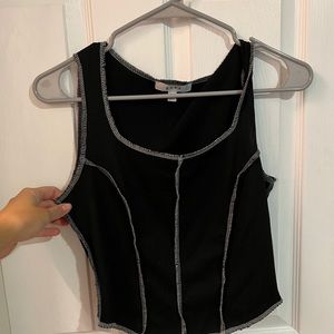 Black Crop Top